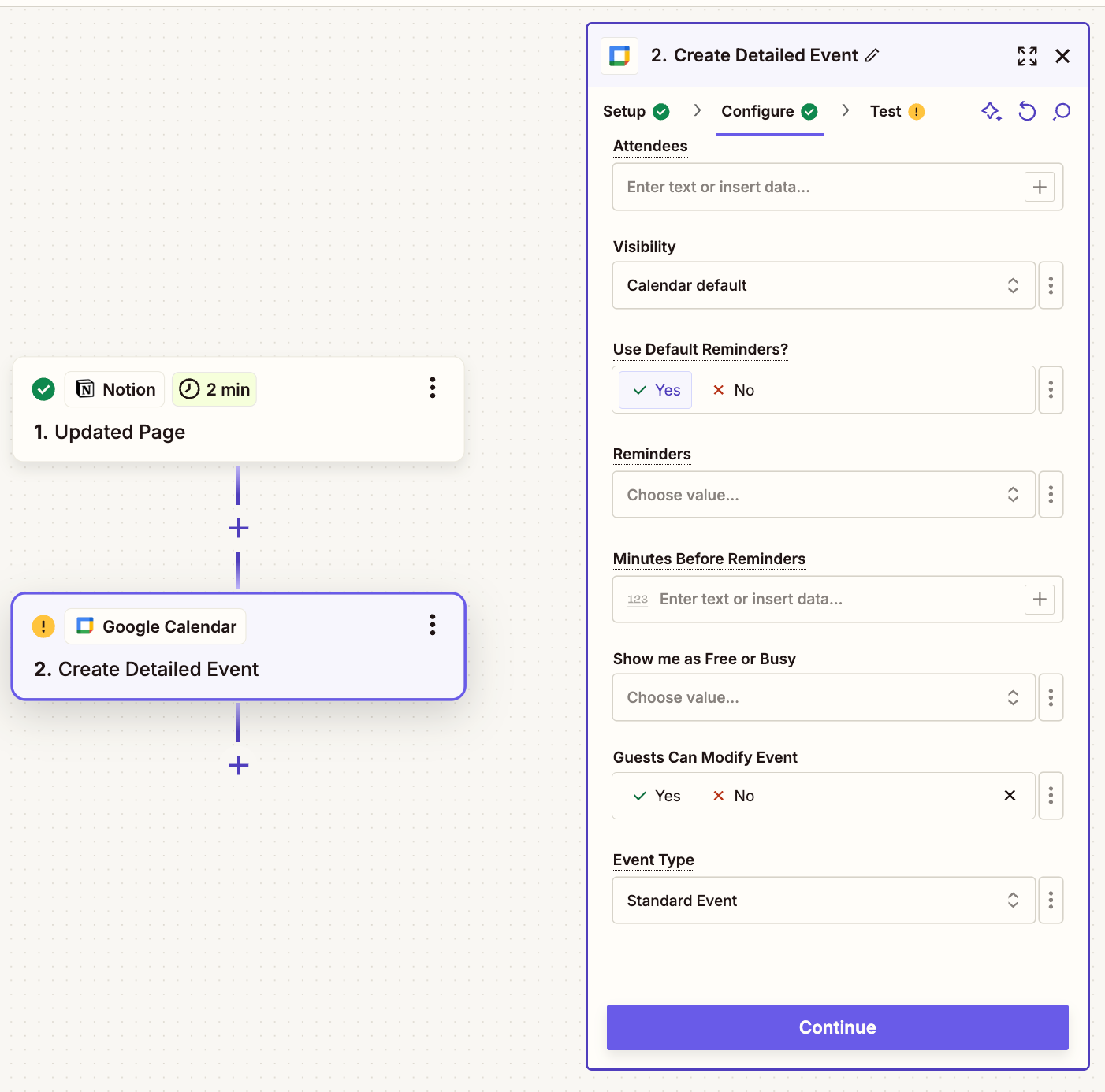 Zapier Interface